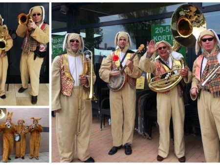 Boek het Paashazen Dixieland Looporkest voor een onvergetelijk evenement. Breed repertoire, flexibele bezetting. Swingend of ontspannen, het perfecte geluid voor uw feest!