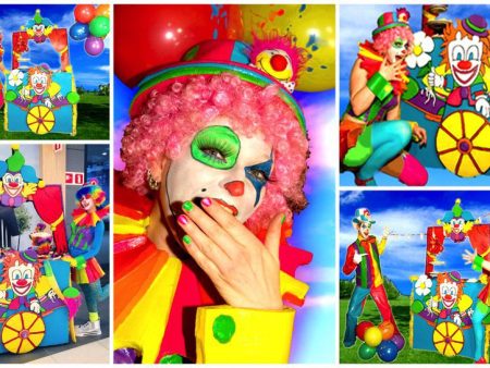 Ervaar de speelse pret met de kleurige clowns - een betoverende act die jong en oud uitnodigt om te spelen en te genieten van kleurrijk vermaak!