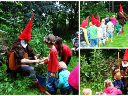 Laat de Zingende Kabouter Pom de magie van het bos onthullen! Boek nu voor betoverende kinderentertainment. Een reis vol muziek en avontuur!