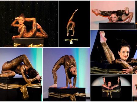 "Ontdek Out of The Box Acrobatiek: betoverende grondacrobatiek voor elk evenement! Boek nu voor een onvergetelijke show vol kracht en elegantie. 🎪🤸‍♀️